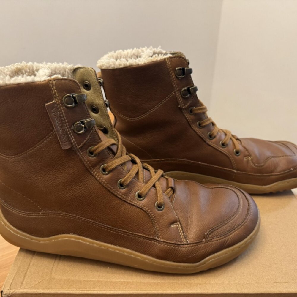 Vivobarefoot Gobi Boot Warmlined in Bark size 41 - Picture 4 of 7